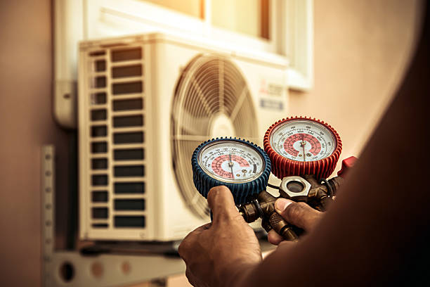 Professional Hvac technician working in Brookville, OH